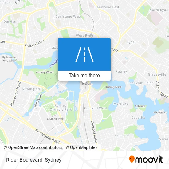 Mapa Rider Boulevard