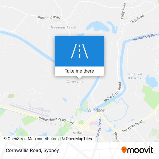 Cornwallis Road map