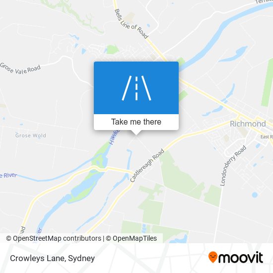 Crowleys Lane map