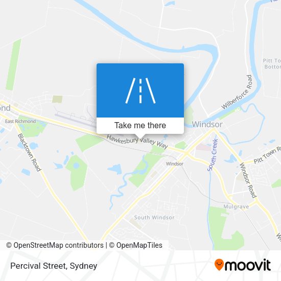 Percival Street map