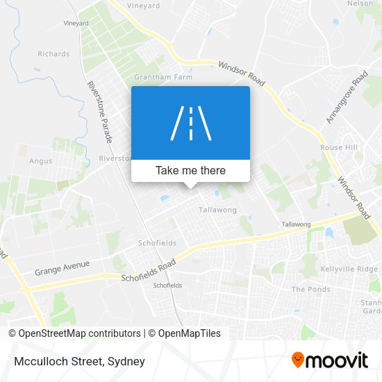 Mcculloch Street map