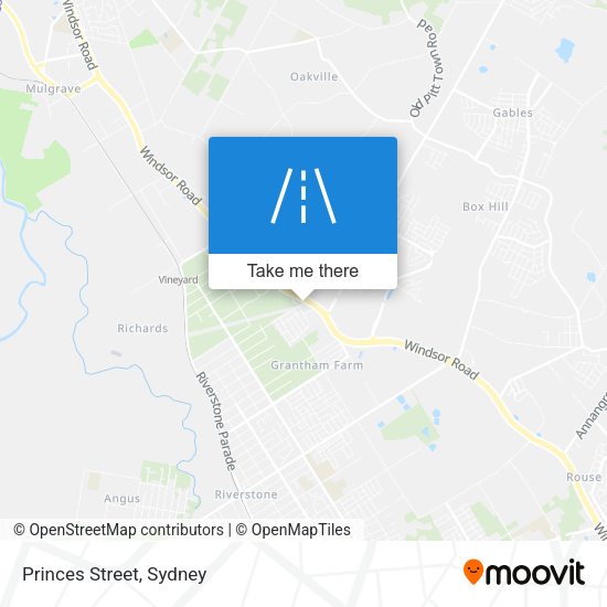 Princes Street map