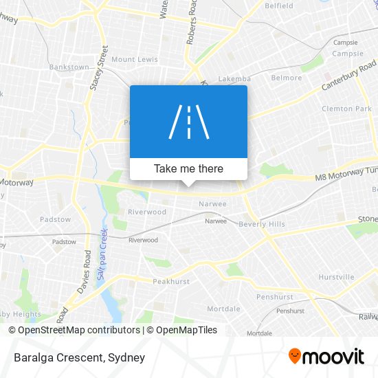 Baralga Crescent map