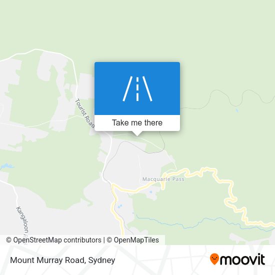 Mount Murray Road map