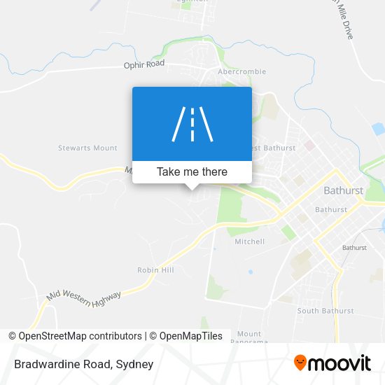 Bradwardine Road map