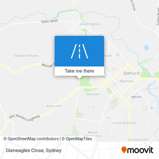 Gleneagles Close map