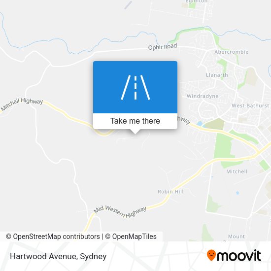 Hartwood Avenue map