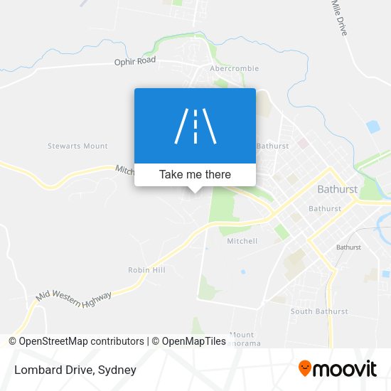Lombard Drive map