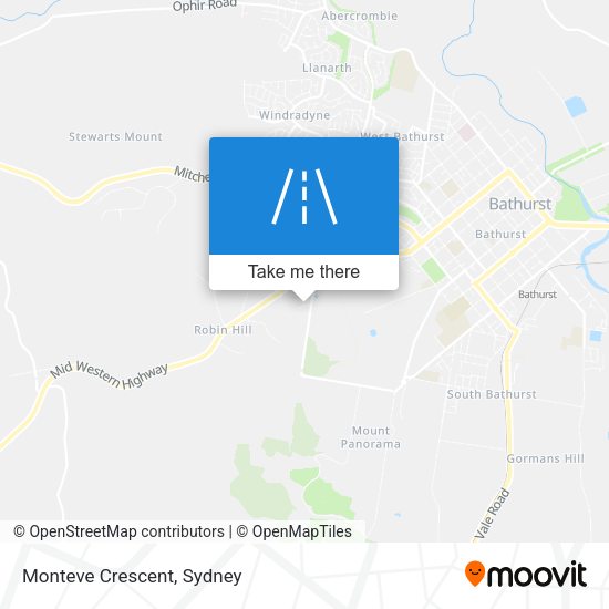 Monteve Crescent map