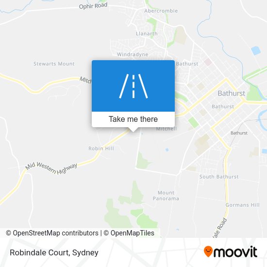 Robindale Court map