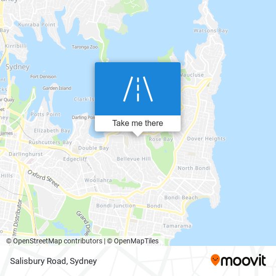 Mapa Salisbury Road