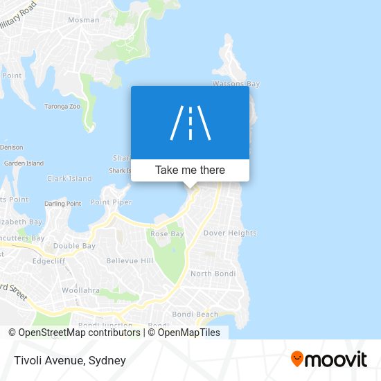 Tivoli Avenue map