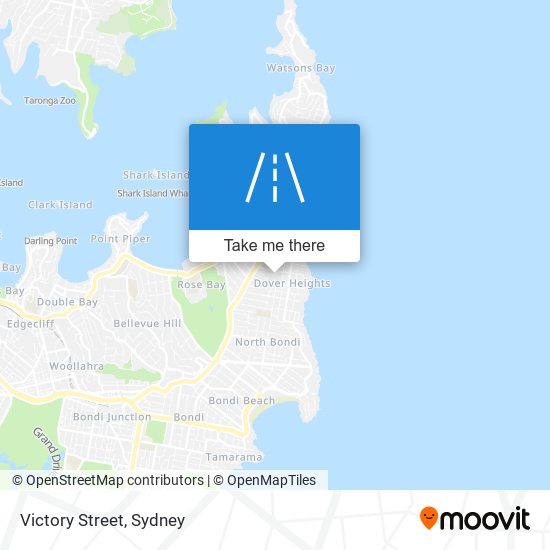 Victory Street map