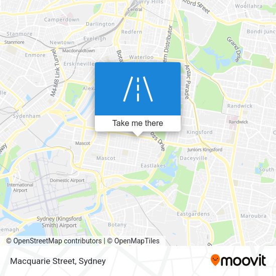 Macquarie Street map