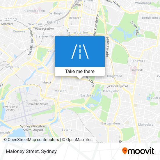 Maloney Street map
