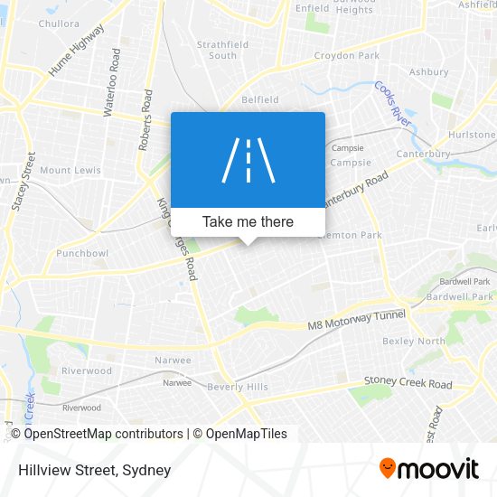Hillview Street map