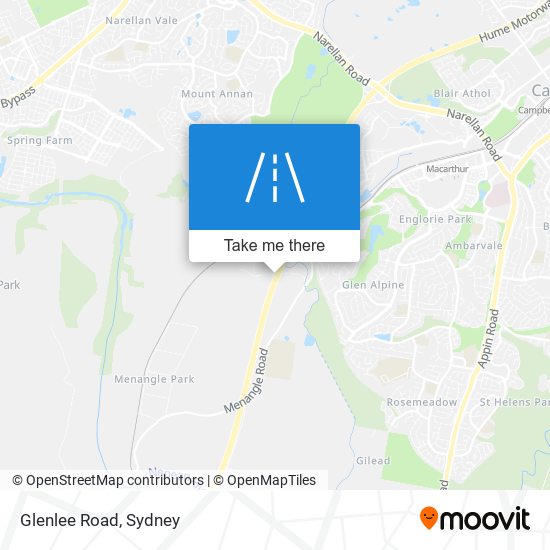 Mapa Glenlee Road