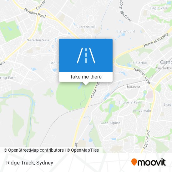 Ridge Track map