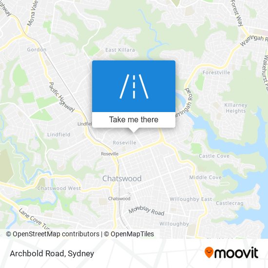 Mapa Archbold Road
