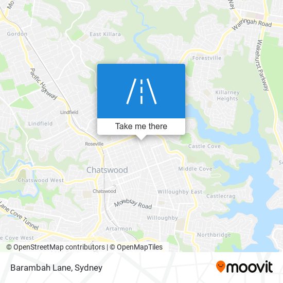 Barambah Lane map