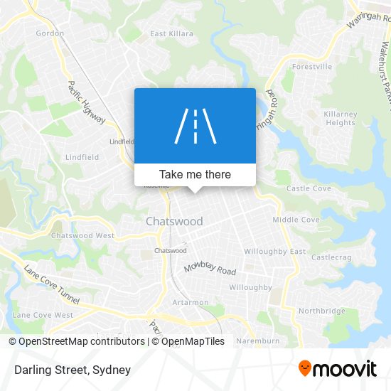 Darling Street map