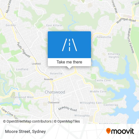 Moore Street map