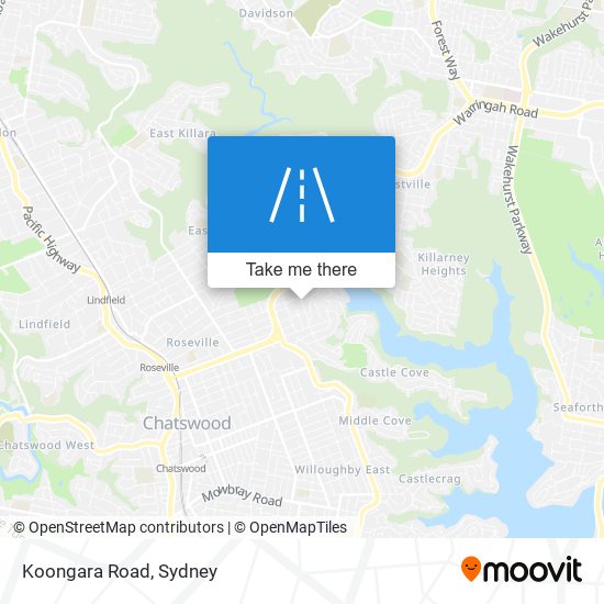 Mapa Koongara Road