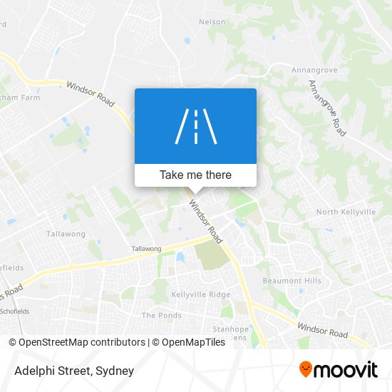 Mapa Adelphi Street