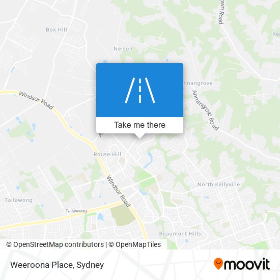 Mapa Weeroona Place