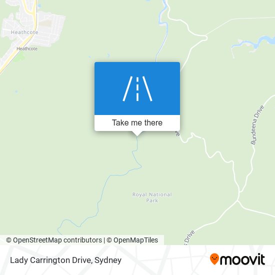 Lady Carrington Drive map