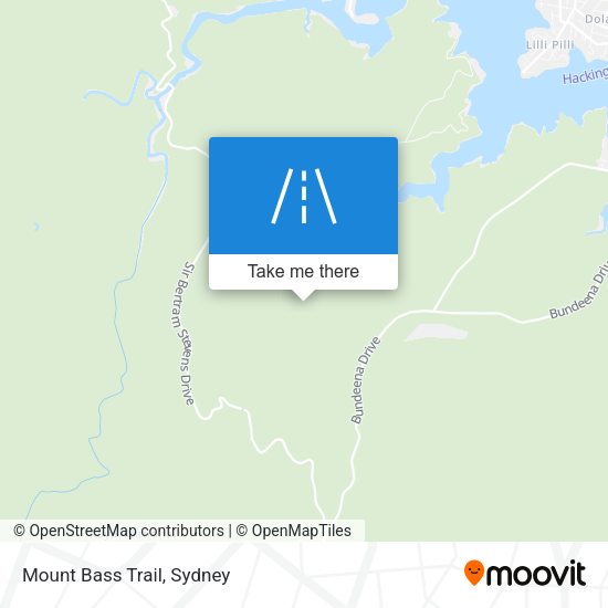 Mount Bass Trail map