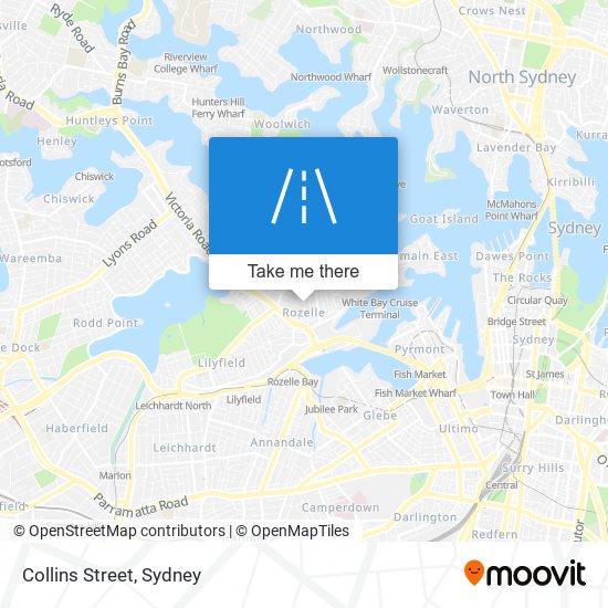 Collins Street map