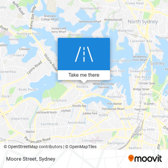 Moore Street map