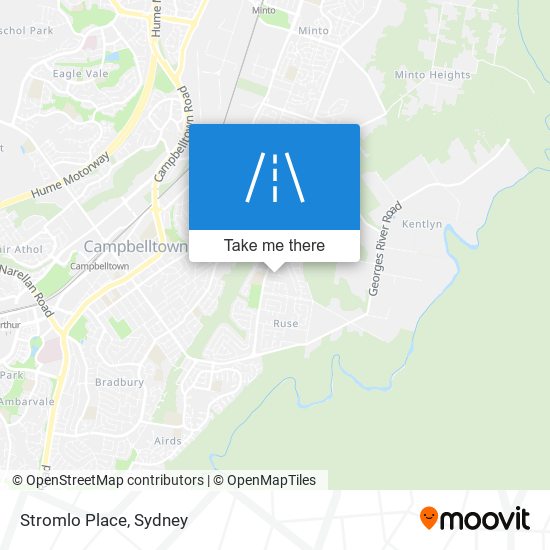 Mapa Stromlo Place