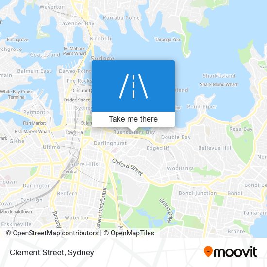 Clement Street map
