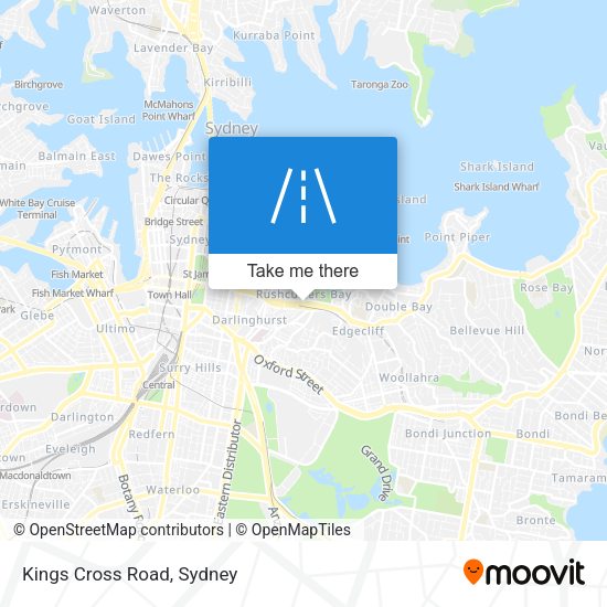 Kings Cross Road map