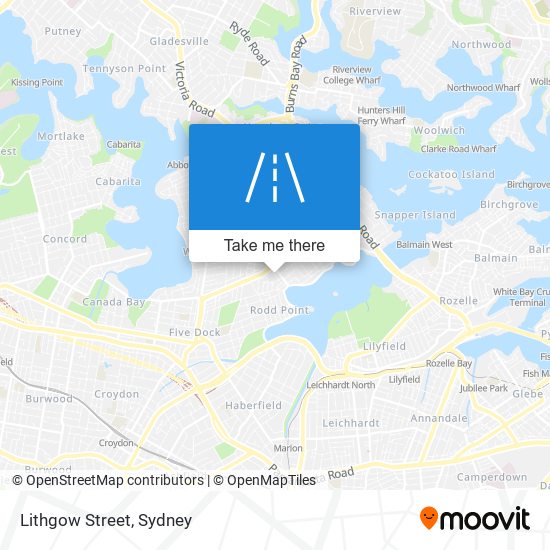Lithgow Street map