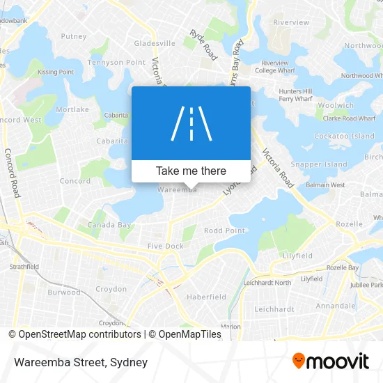Wareemba Street map