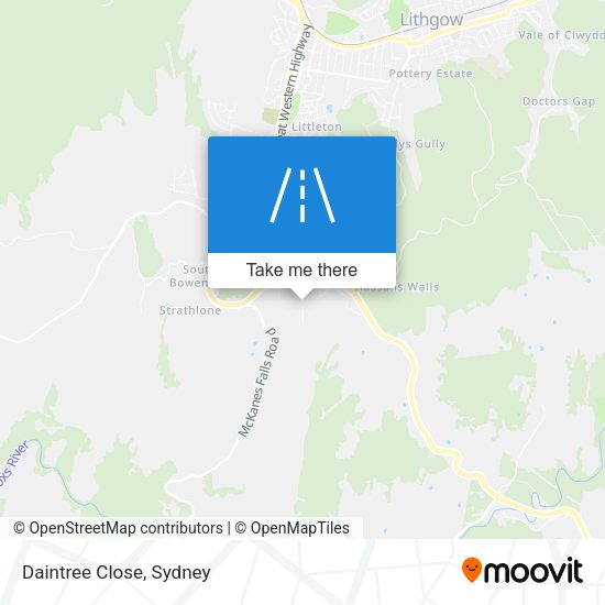 Daintree Close map