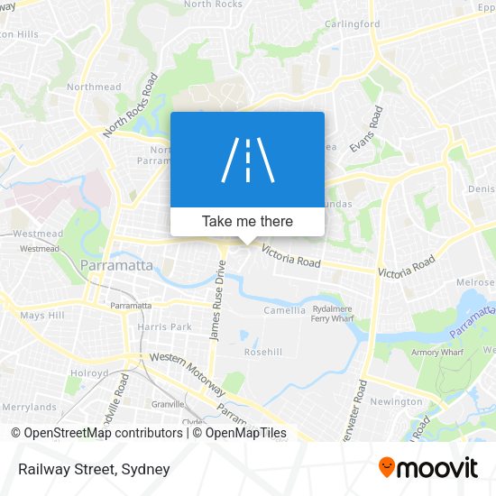 Railway Street map