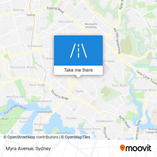 Myra Avenue map