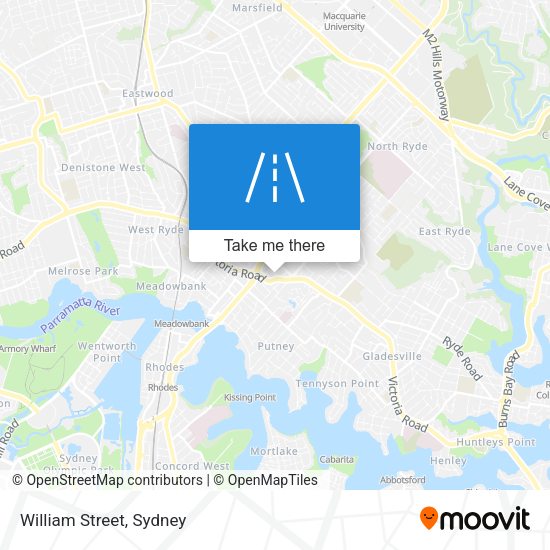 William Street map