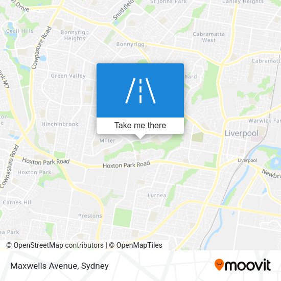Maxwells Avenue map