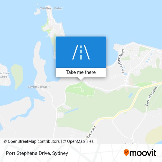 Port Stephens Drive map