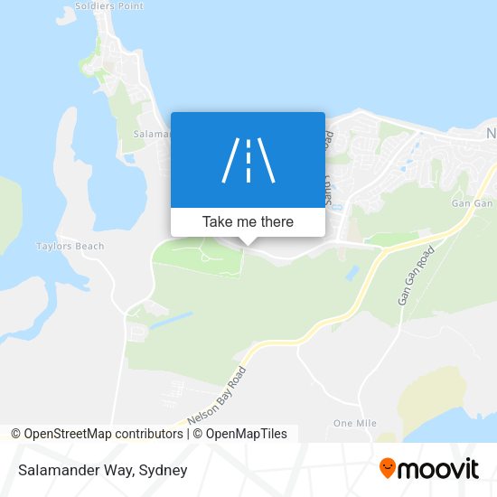 Salamander Way map