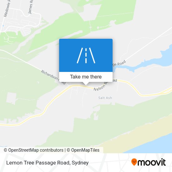 Lemon Tree Passage Road map