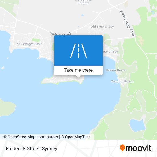 Frederick Street map