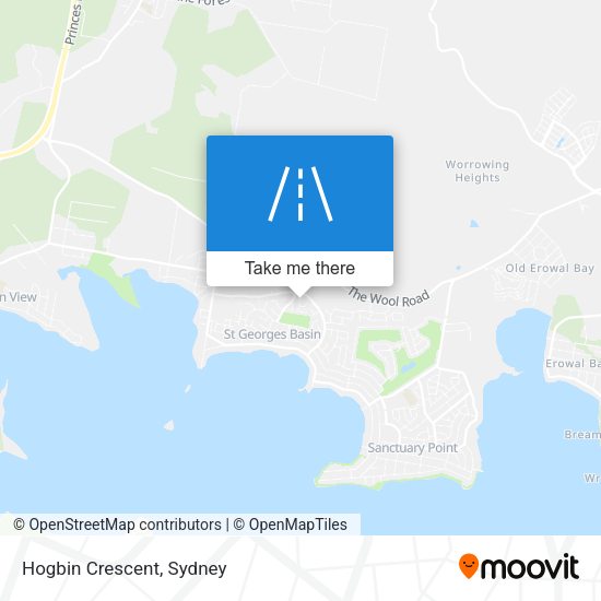 Hogbin Crescent map