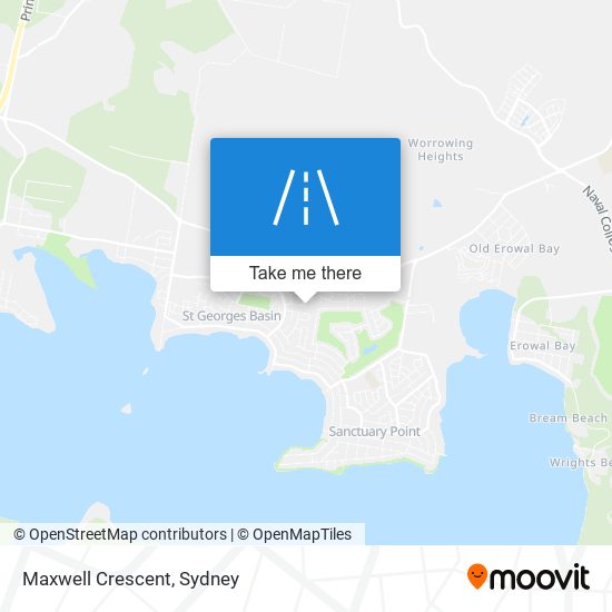 Mapa Maxwell Crescent