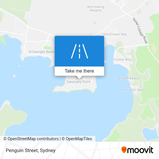 Penguin Street map